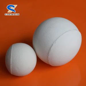 Augstas cietības 1 collas 1,5 collas 2 collas 95 procentu alumīnija oksīda slīpēšanas bumba sanitārajai keramikai